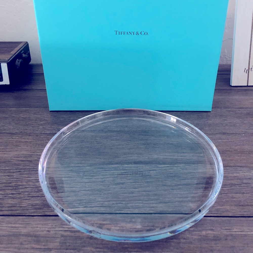 Tiffany and Co. Glass Plate